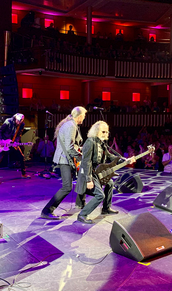 Bruce, Max and Mel on cruise 2019