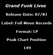 Grand Funk Lives data